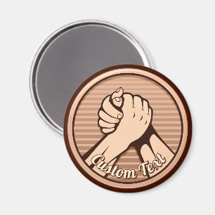 Imã Bronze da luta de braço