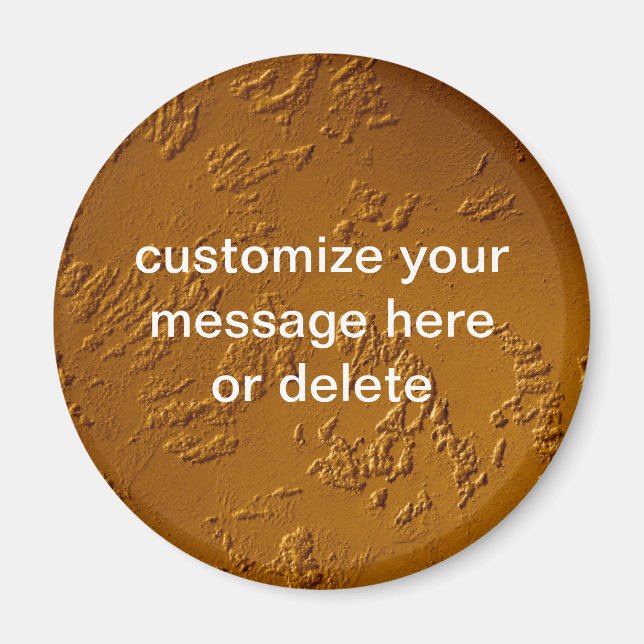 Imã Bronze Metálico (Frente)