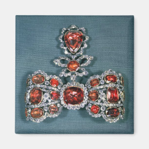 Imã Brooch de arco com brilho