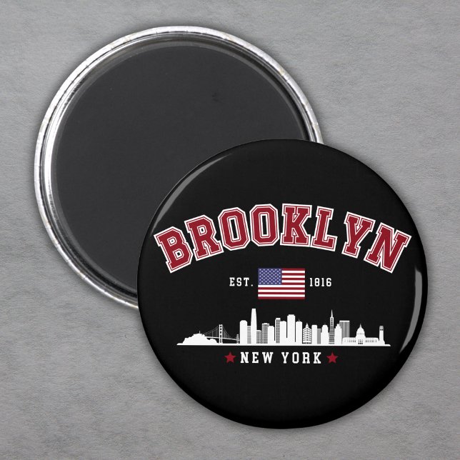 Imã Brooklyn Ney York Est 1816 (Criador carregado)
