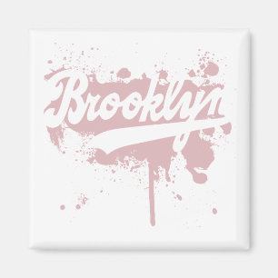 Imã Brooklyn pintou o ímã cor-de-rosa