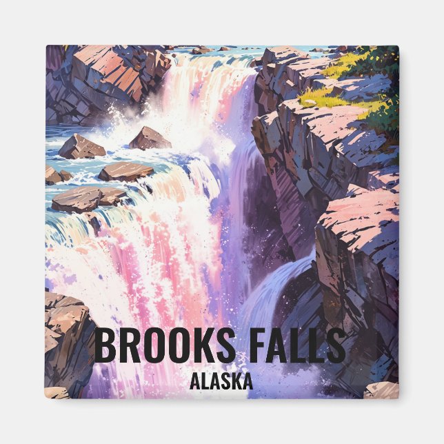 Imã Brooks Falls, Alasca (Frente)