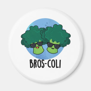 Imã Bros-coli Funny Veggie Broccoli Pun
