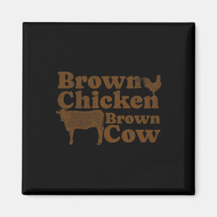 Imã Brown Chicken Brown Cow anos 70 Arco de Música Chi