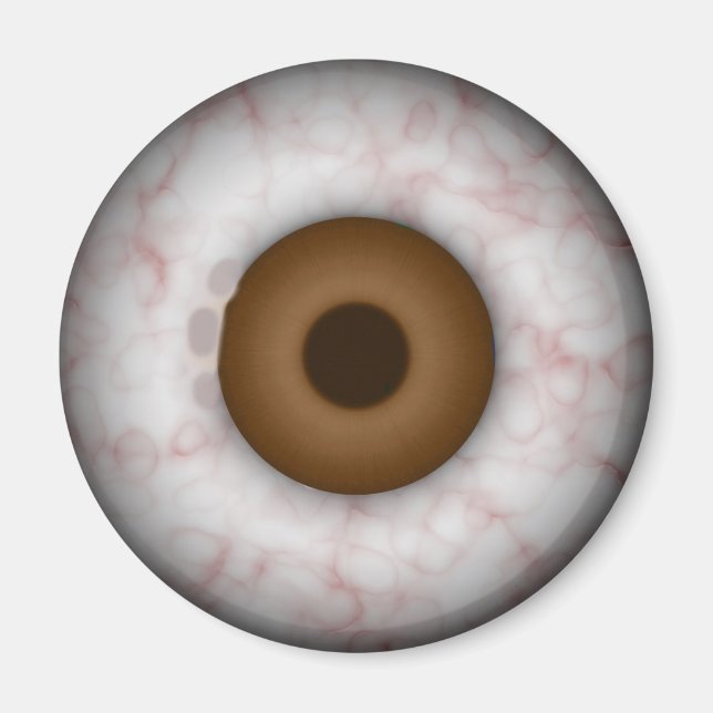 Imã Brown Iris Eyeball Magnet (Frente)