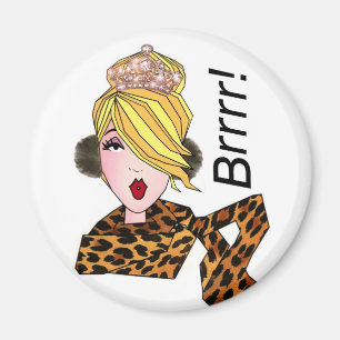 Imã "Brrr! É frio!" Diva Magnet