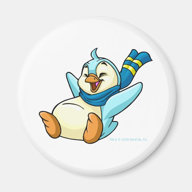 Imã Bruce azul deslizante (Frente)