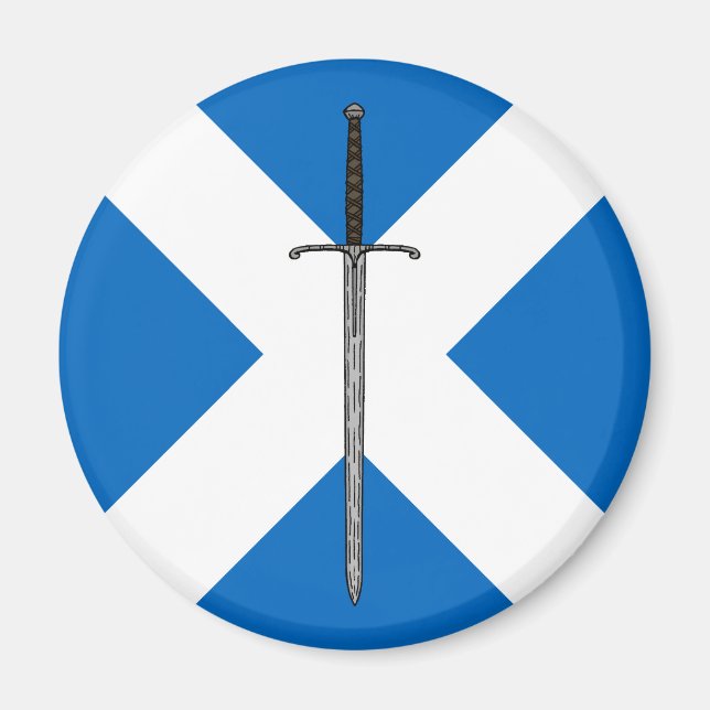 Imã Bruce Sword on Saltyre (Frente)