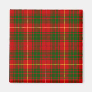 Imã Bruce tartan xadrez verde
