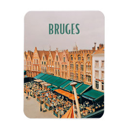 Ímã Bruges Belgique Photo Vintage
