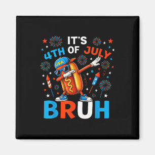 Imã Bruh 4 de Julho Meninos Crianças Cachorro Quente E