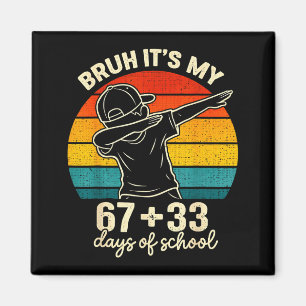 Imã Bruh 67 33 dias de aula meninos 100º dia 67 meme