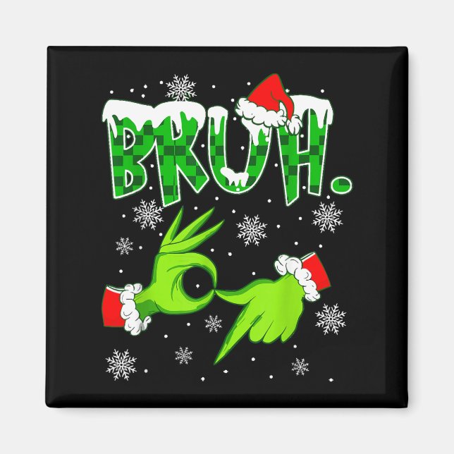 Imã Bruh 67 Seis Sete 6 7 Meme Natal Divertido Gen Z S (Frente)