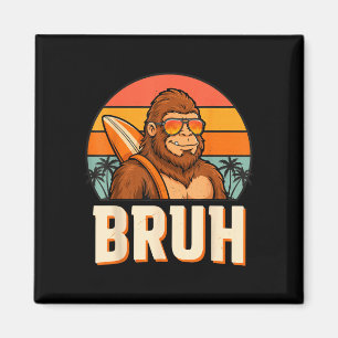 Imã Bruh bigfoot meme gráfico meninos homens engraçado