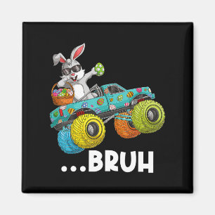 Imã Bruh Dabbing Bunny Felz pascoa Monster Truck Love