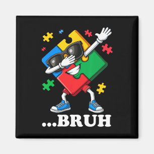 Imã Bruh Dabbing Puzzle Engraçado Crianças Meninos Hom