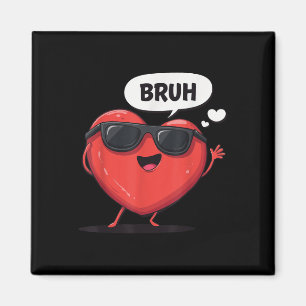 Imã Bruh Dia de os namorados Heart Humor Meme Men Mulh