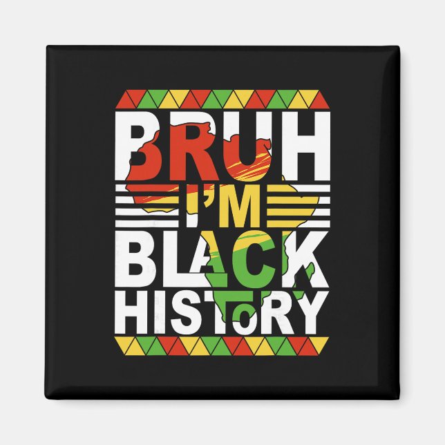 Imã Bruh é o Mês da História Negra Adolescentes Negros (Frente)