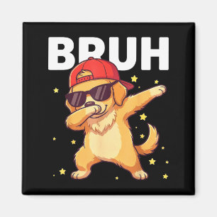 Imã Bruh engraçado cão fazendo dab kids meninos cachor