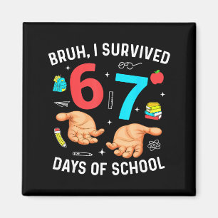 Imã Bruh Eu Sobrevivi 67 Dias De Escola Engraçado Seis