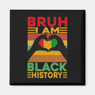 Imã Bruh Eu Sou Mês da História Negra Meninos Africano