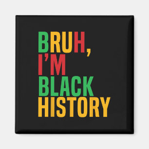 Imã Bruh eu sou o Mês da História Negra Adolescentes N