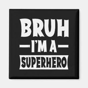 Imã Bruh Eu Sou Um Super-Herói Traje de Halloween Preg