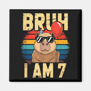 Imã Bruh eu tenho 7 Capivara Crianças Aniversário de 7