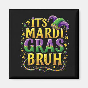 Imã Bruh Mardi Gras - Carnaval engraçado e festivo