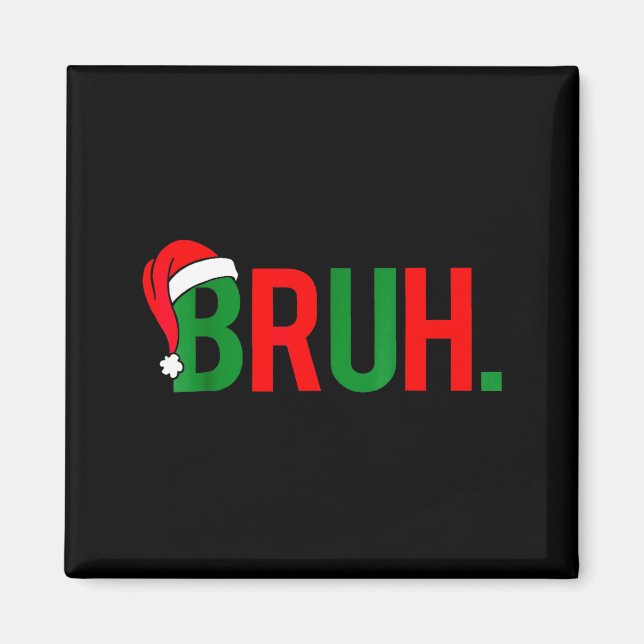 Imã Bruh Meme Christmas  (Frente)