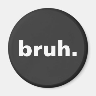 Imã bruh uma palavra minimalismo design