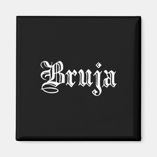 Imã Bruja Dia de Muertos Mexicano Bruxa de Halloween L (Frente)