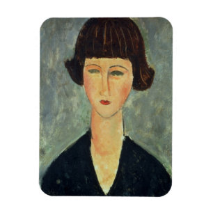 Ímã Brunette novo, 1917 (óleo em canvas)