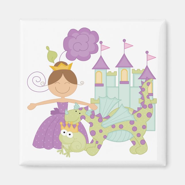 Imã Brunette Princess (Frente)