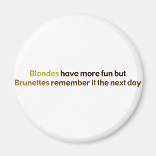 Imã Brunettes&BlondesBumperStik