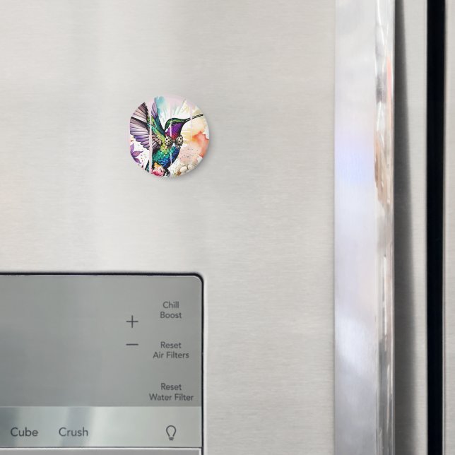 Imã Brushstroke Bird Art (In Situ (Fridge))