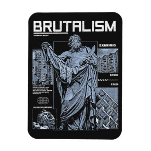 Ímã Brutalismo - Design Brutalista