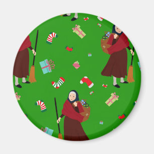 Imã bruxa Befana do Natal