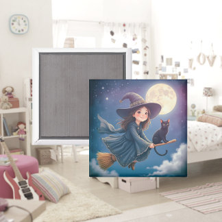 Imã Bruxa Bonita Com Magneta De Gato