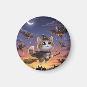 Imã Bruxa Bonita do Halloween