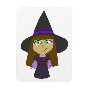 Ímã bruxa chibi