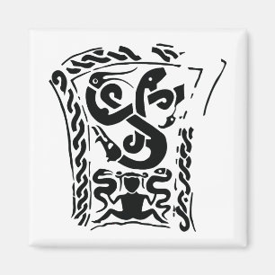 Imã Bruxa da cobra pedra viking Gotland história antig