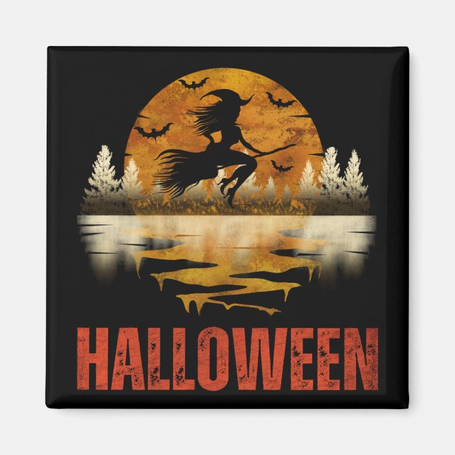IMÃ BRUXA DA NOITE DE HALLOWEEN (Frente)