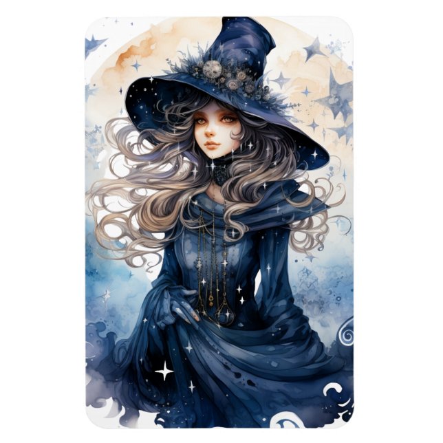 Ímã Bruxa de Aquarela [2] (Vertical)