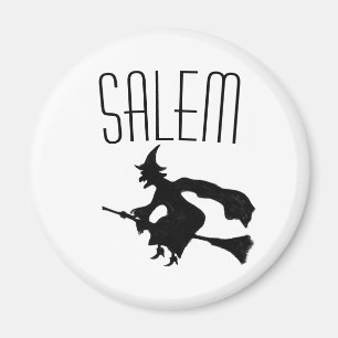 Imã Bruxa de Salem no ímã do broomstick