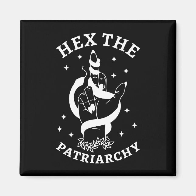 Imã Bruxa Feminista - Hex O Patriarcado III (Frente)