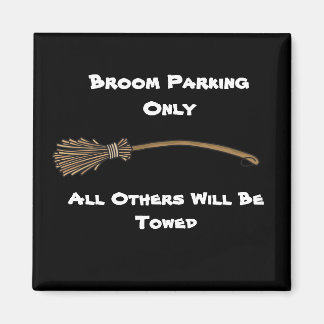 Imã Bruxas Broom Halloween