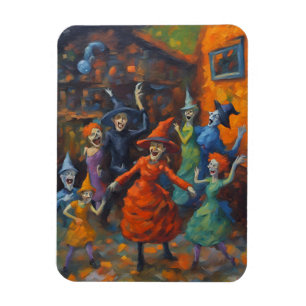 Ímã Bruxas dançam juntas no Halloween, Park