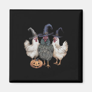 Imã Bruxas de Frango Funny Halloween Época Assustadora