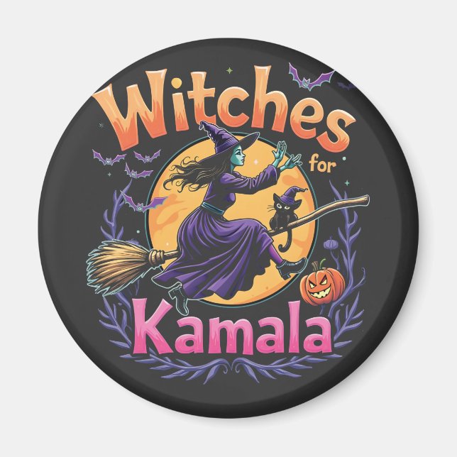 Imã Bruxas Para A Mulher De Gato Sem Fios De Kamala (Frente)